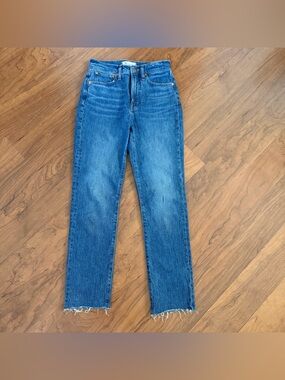 Madewell Blue Dark Wash High-Rise The Perfect Vintage Denim Jeans Women's 25